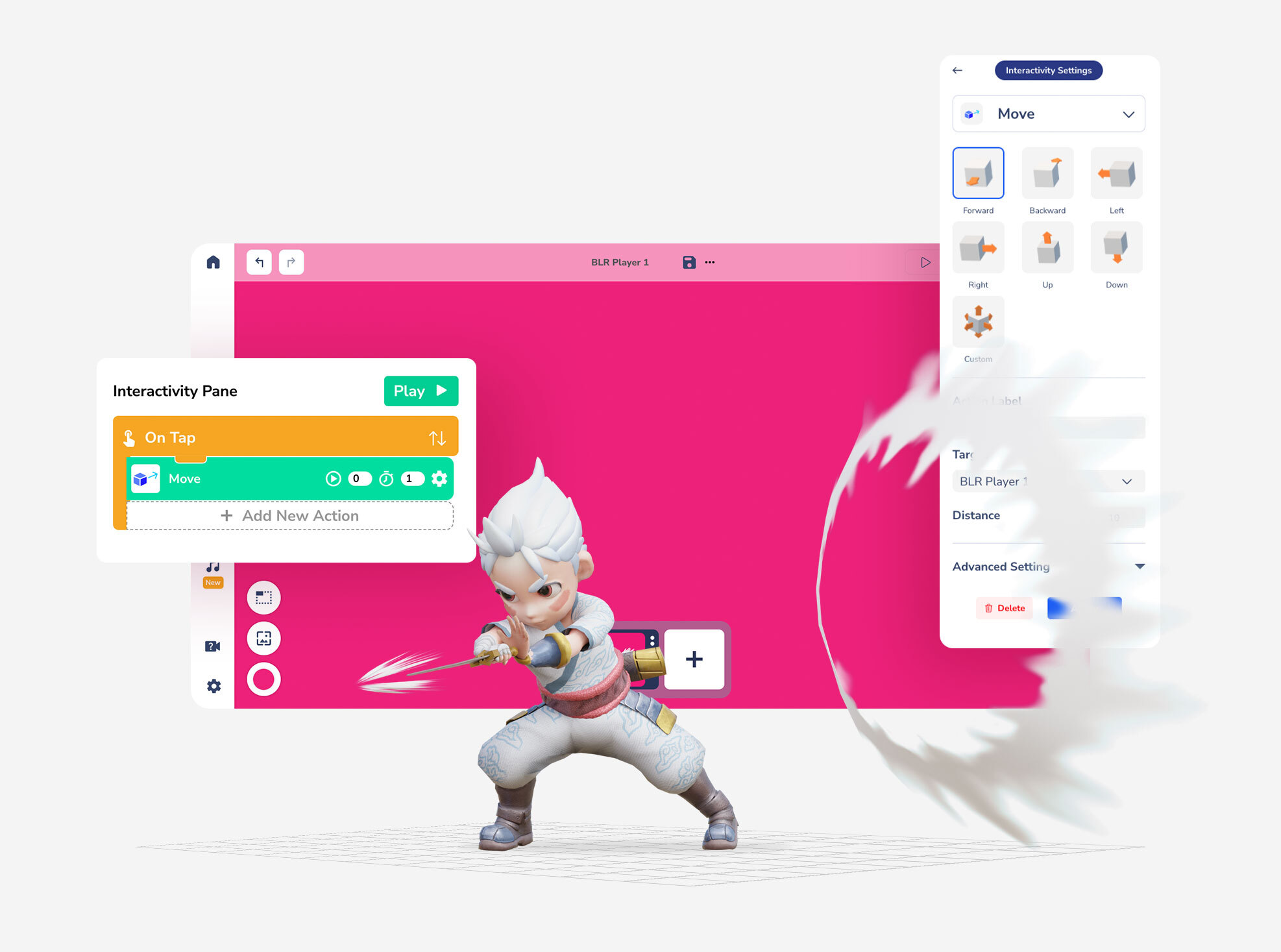 Simple animations use our interactivity feature to create basic, easy animations that look stunning.